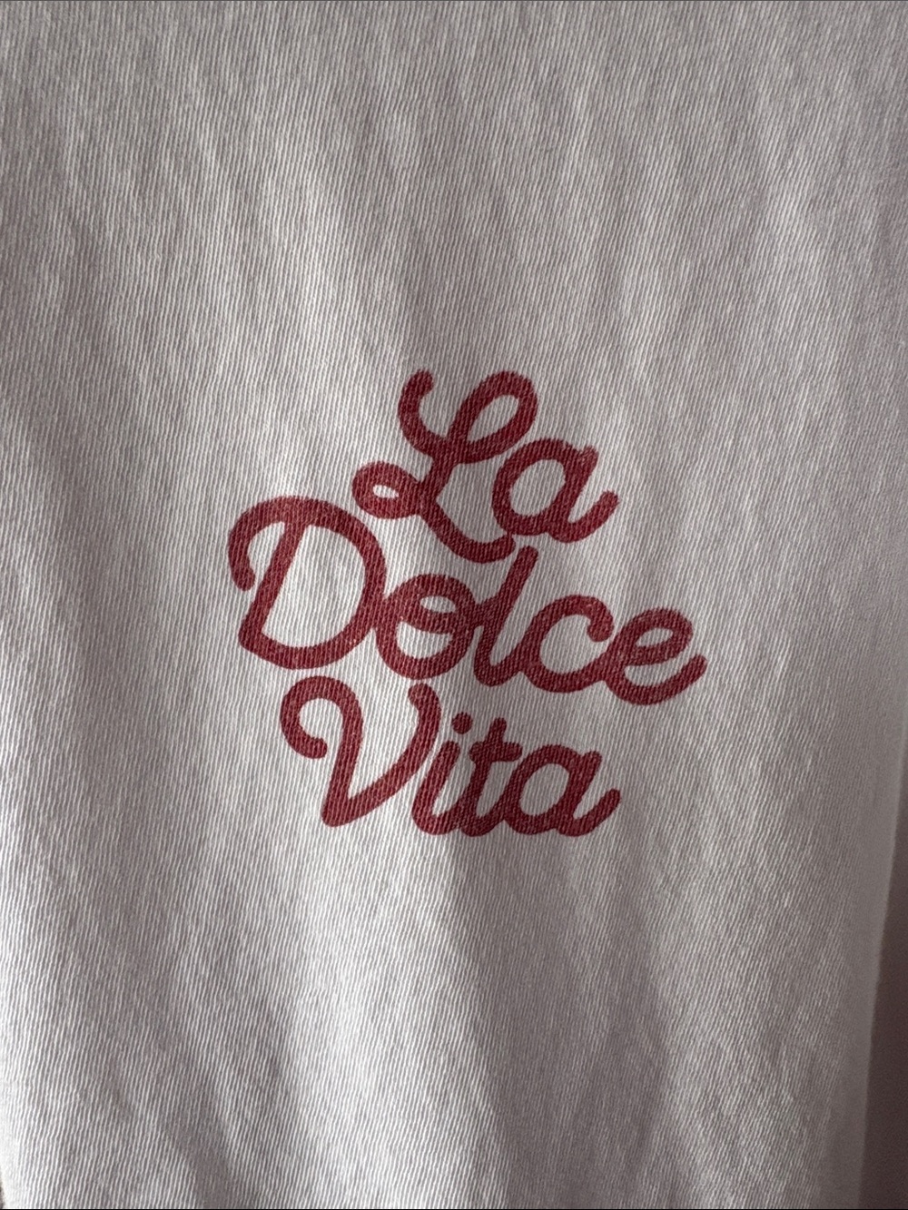 Girl Dangerous White Graphic Tee La Dolce Vita 100% organic cotton - Picture 5 of 6